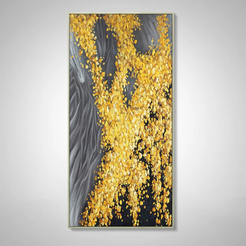 

Flying Yellow Sky New Style Wall Art Oil Painting 100% Handpainetd Oil Painting Picture On Canvas For Home Decoration