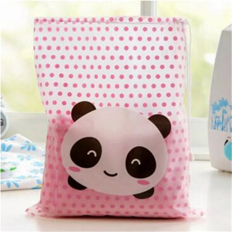 Panda (L Size) Летняя ПВХ водонепроницаемая сумка для плавания органайзер для купальника нижнее белье упаковка для бюстгальтера для путешествий Органайзер для макияжа коробка для хранения ткани - Цвет: Panda (L Size)