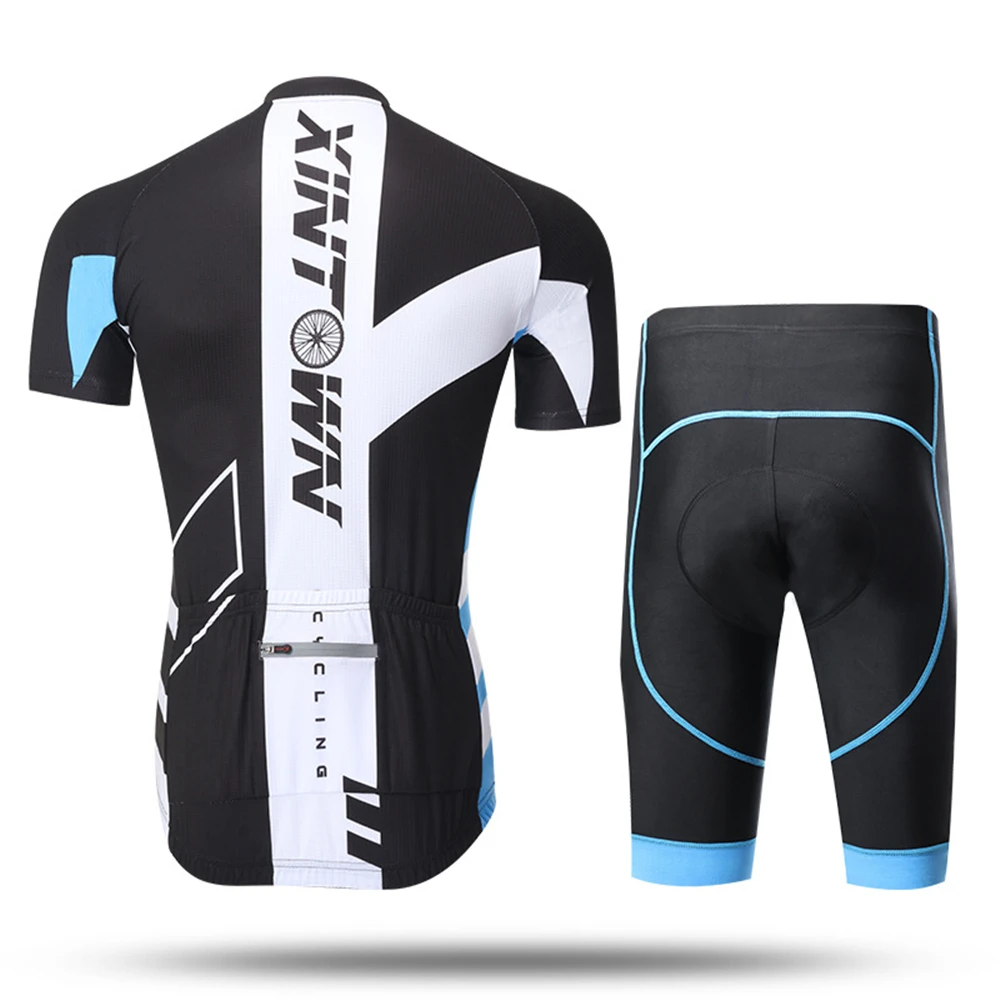 XINTOWN Men's Cycling Bike Bicycle Jersey 3D Padded Shorts Set Outdoorswear Short Breathable Quick Dry | Спорт и развлечения