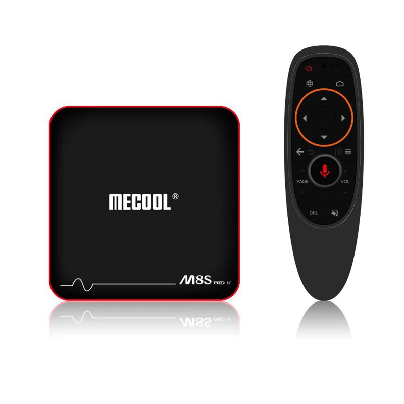 MECOOL M8S PRO W Smart TV Box S905W 2 Гб ОЗУ 16 ПЗУ приставка с ОС Android поддержка голосового ввода