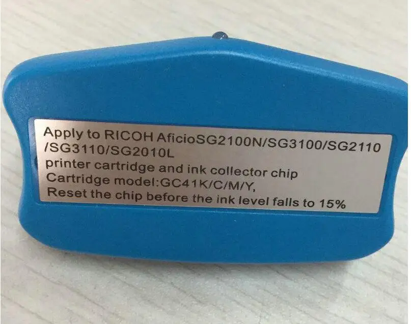 GC41 обломок resetter для Ricoh SG2100 SG2100N SG2010L SG3100 SG7100 SG3100SNW SG3110DNW SG3110DN SG3110 принтер|Чип