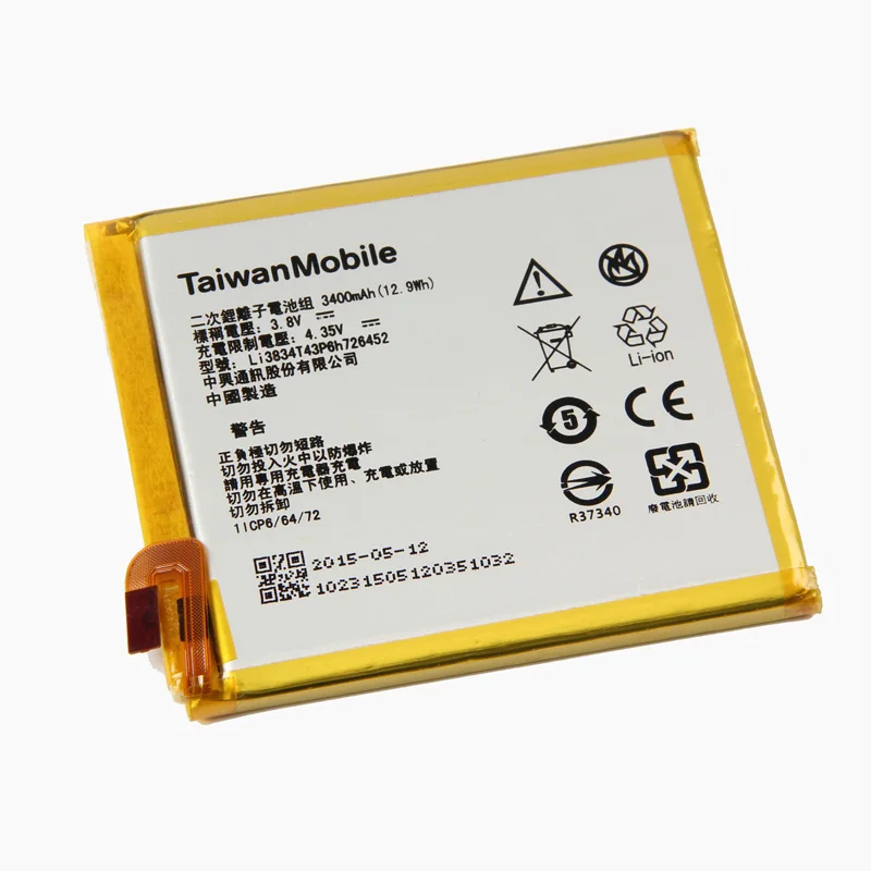 Оригинальный аккумулятор Li3834t43p6h726452 для телефона ZTE MTC Smart Run 4G Blade V2 Lite A450 3400 мАч |