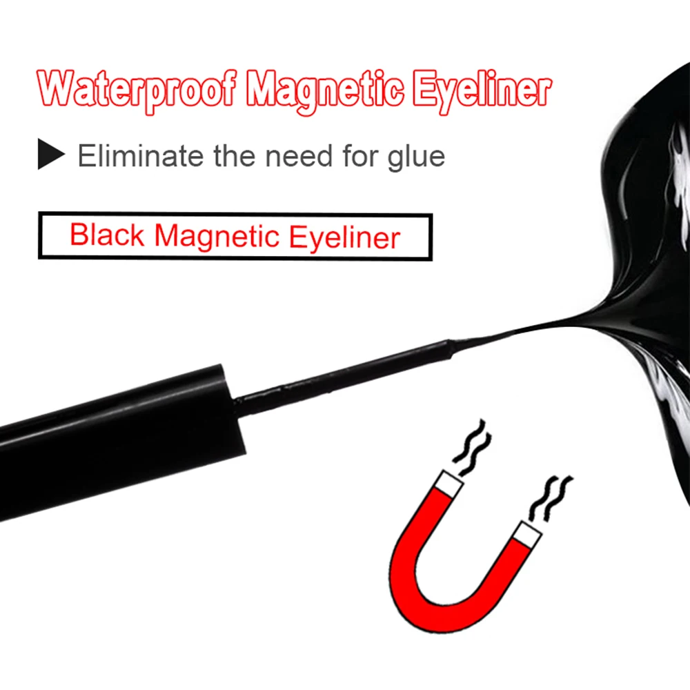 PHOERA Magnetic Eyeliner Liquid Fast Drying Waterproof Long Lasting Easy To Wear Quick Dry TSLM2 |