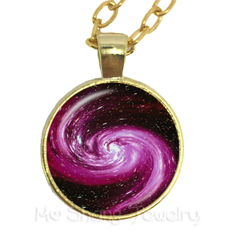 Ожерелье из драгоценного стекла Galaxy Star Time модные аксессуары для кулона хорошей