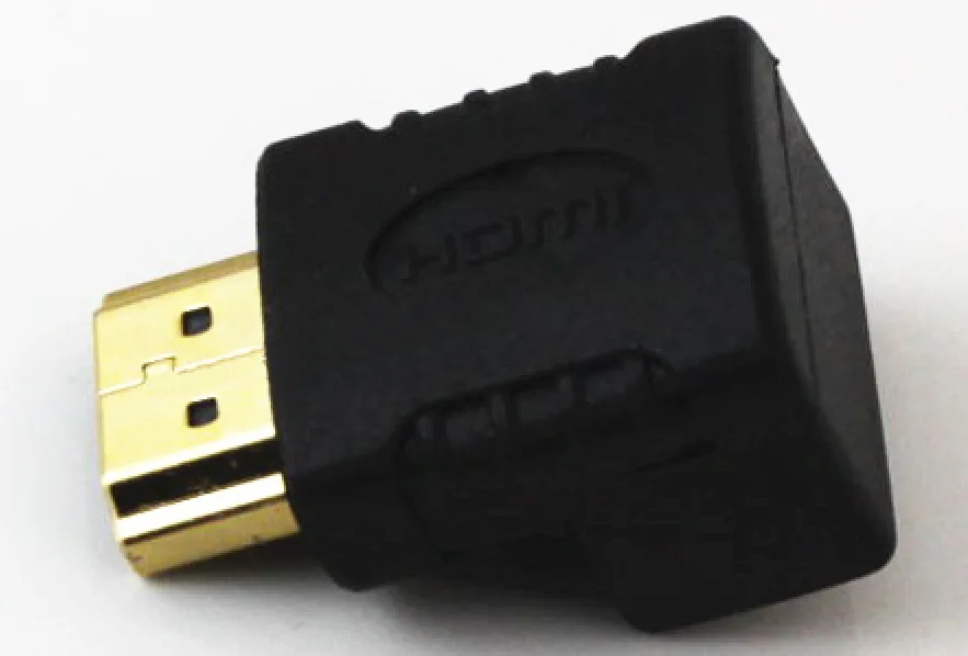 Переходник HDMI 1 4 с вилкой папа на гнездо Мама под углом 90 градусов | Компьютеры и
