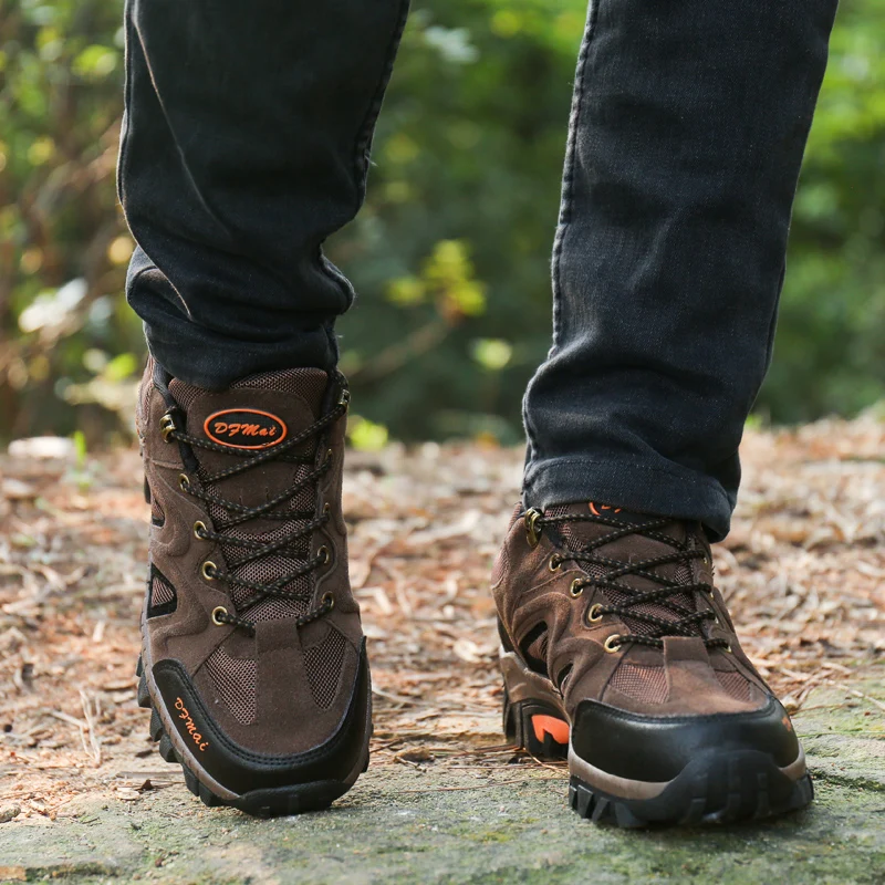 2019 весна осень мужские треккинговые ботинки дышащие уличные альпинистские