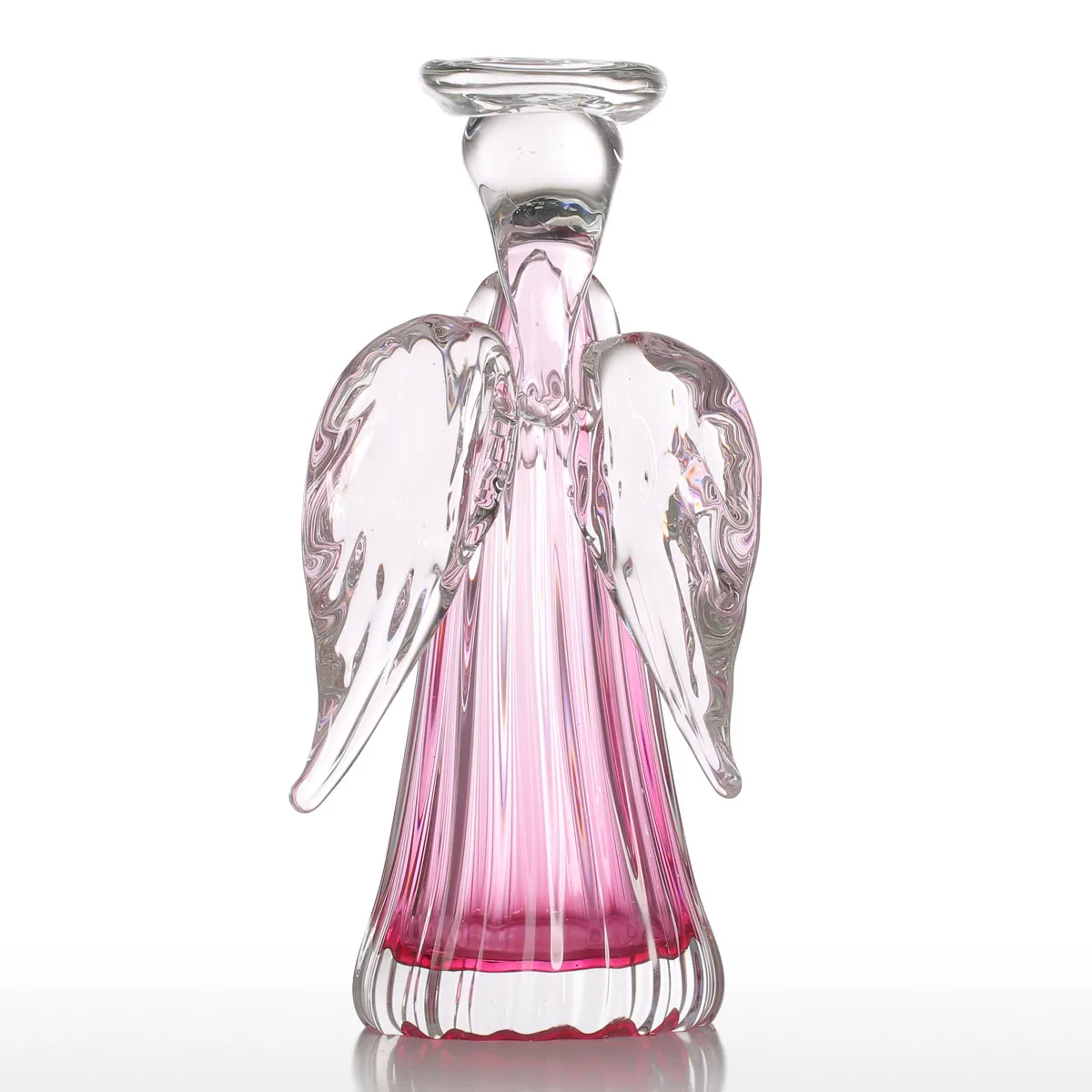 Подсвечник Tooarts с ангелом подарок стеклянное украшение ручной работы домашний