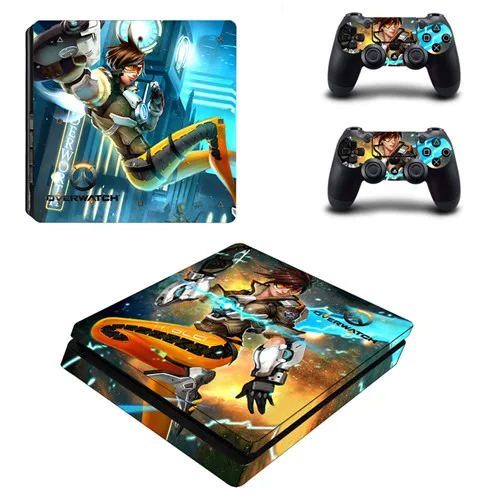 YSP4S-0276 D. va PS4 тонкая наклейка для sony playstation 4 консоль и контроллер PS4 тонкая наклейка s винил - Цвет: YSP4S-0276