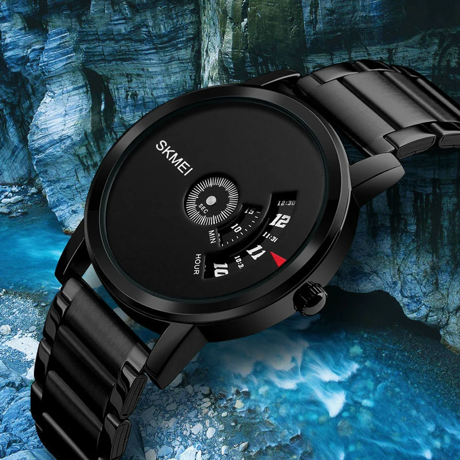 Mens Watch 2018 Top Luxury Brand Watches Waterproof Quartz Clock Stainless Steel Band Unique Wristwatch Dress Business | Наручные часы