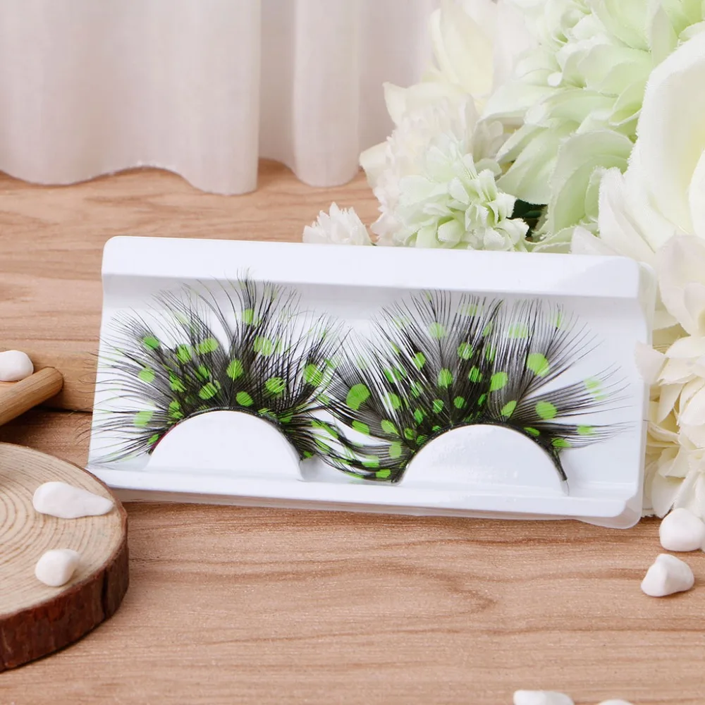 1 пара накладные ресницы Китая по оптовым ценам перо косметический вечерние