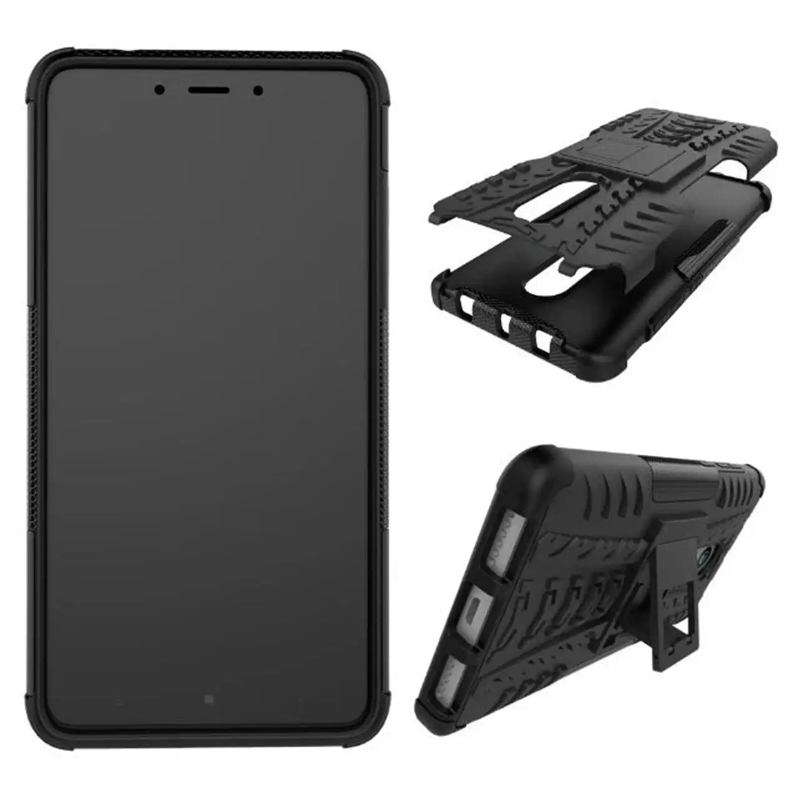 Гибридный жесткий Броня Стенд противоударный чехол для Xiaomi Redmi Note 4 и Примечание 4X