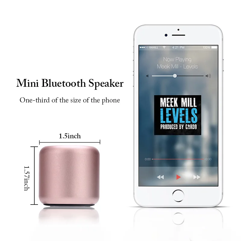 Открытый bluetooth динамик водонепроницаемый TWS тяжелый стерео Бас Звук карманный размер портативный динамик