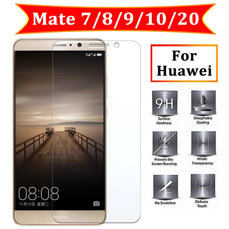 Закаленное стекло для Huawei Mate 10 pro Защитное 20 Lite пленка Huavei Huawai Mate7 8 9 lite 10pro