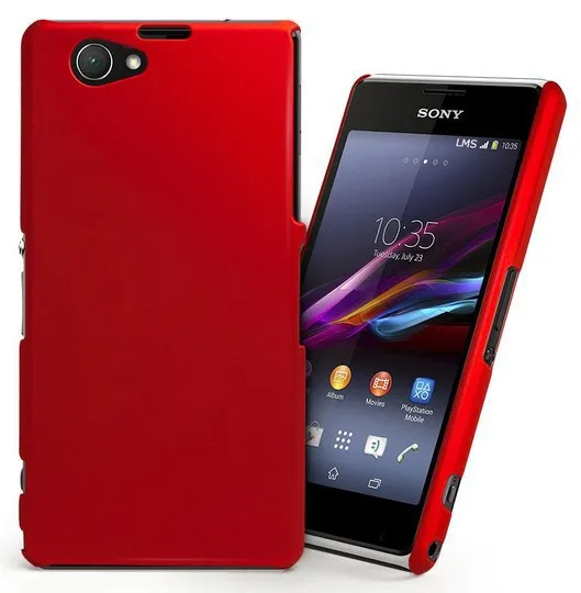 Full Protective for Sony Xperia Z1 Compact Case+Tempered Glass Slim Matte Cover Thin Hard Case |