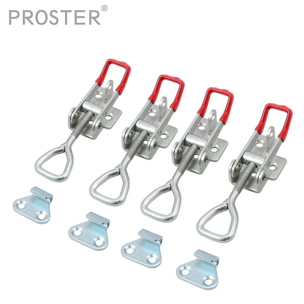 Proster 4 шт. регулируемые ящики для шкафов чехол металлическая защелка защелок