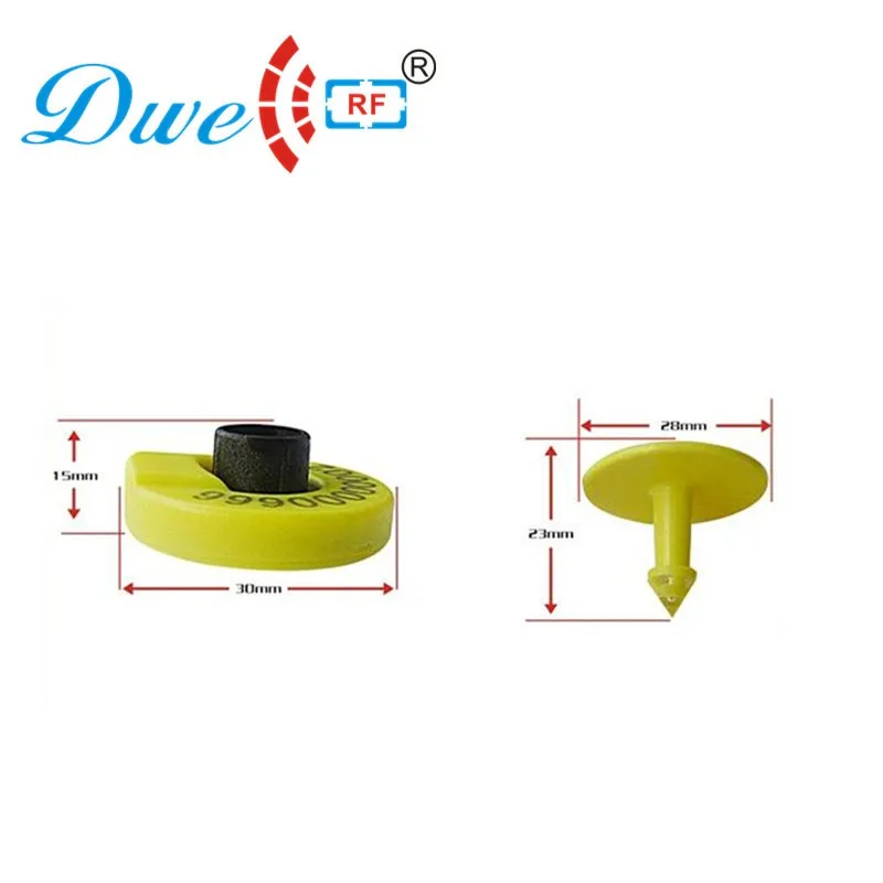 DWE CC RF 100 шт./лот 134 2 кГц 11784 11785 Радиочастотная Идентификация крупного рогатого