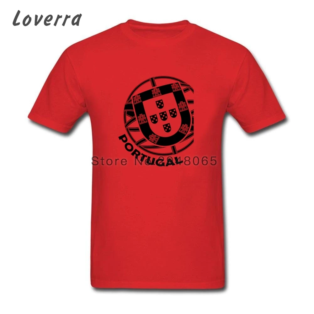 Португалии герб футболка человек о образным вырезом Фитнес Джерси Для мужчин