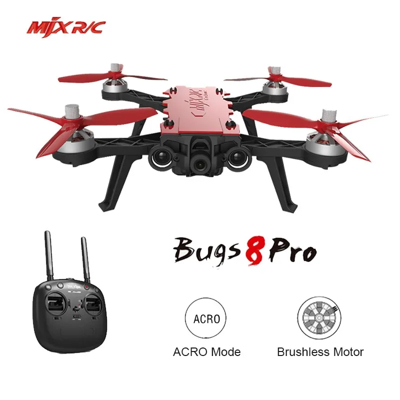 MJX B8 Pro ошибок 8 Радиоуправляемый Дрон с безщеточный 5 8G 720 P Камера акро
