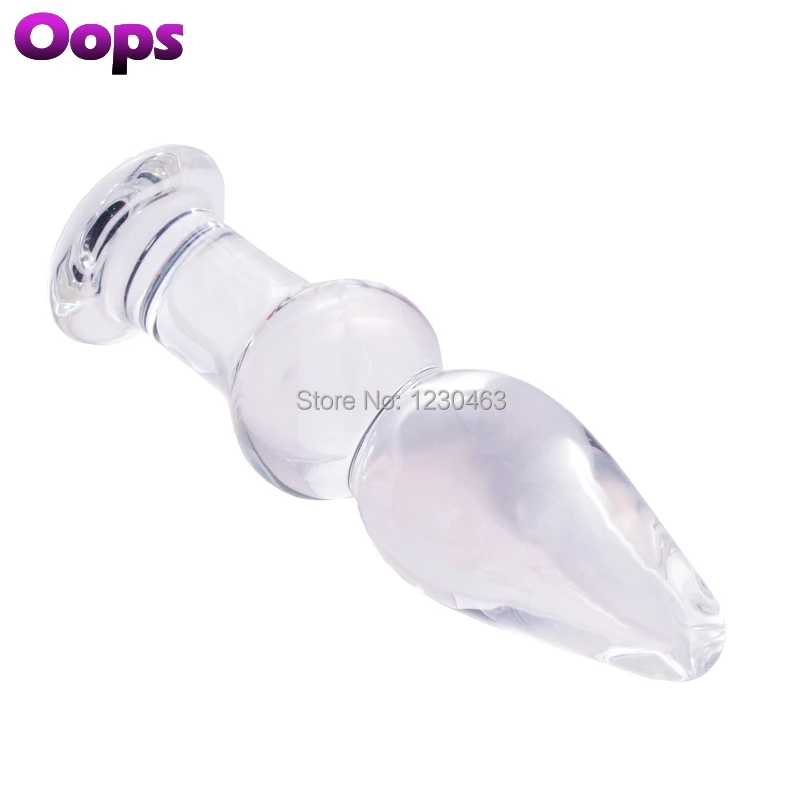 Хрустальные шарики Pyrex Анальная пробка Анальный вибратор G-Spot Массажер клитора