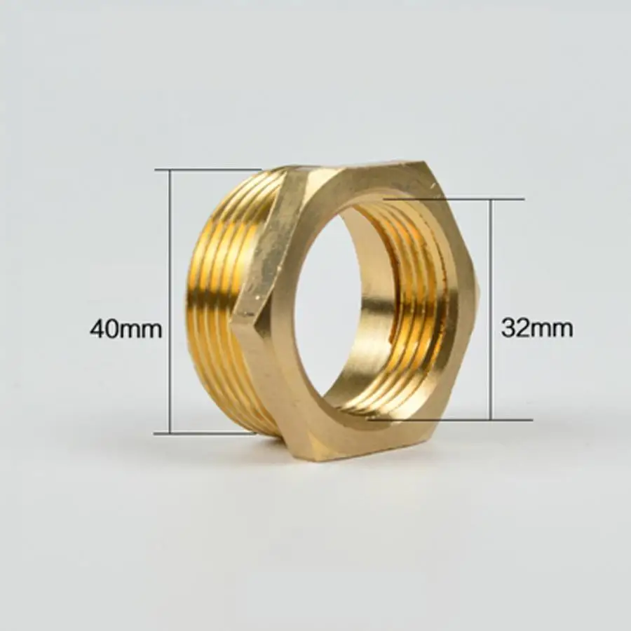 

1.2" BSP Male Turn 1" BSP Female Brass Pipe Fitting Hex Bushing Fitting Coupler