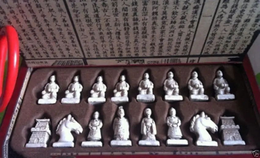 Китайский Драконий деревянный кожаный ящик с 32 шахматными комплектами|box box|box