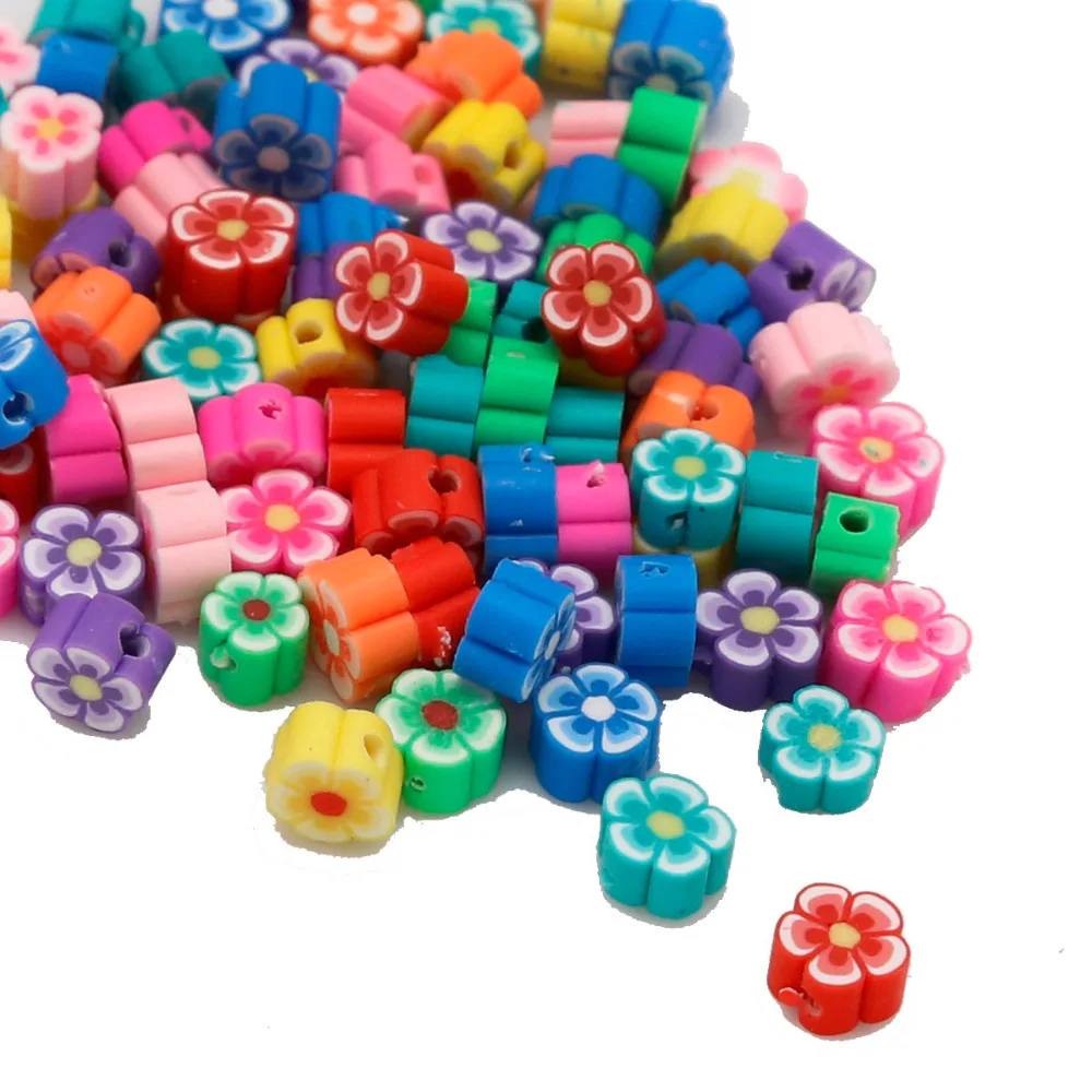 25 шт. разноцветные бусины из полимерной глины|bead jewelry projects|jewelry brandbeaded hair |