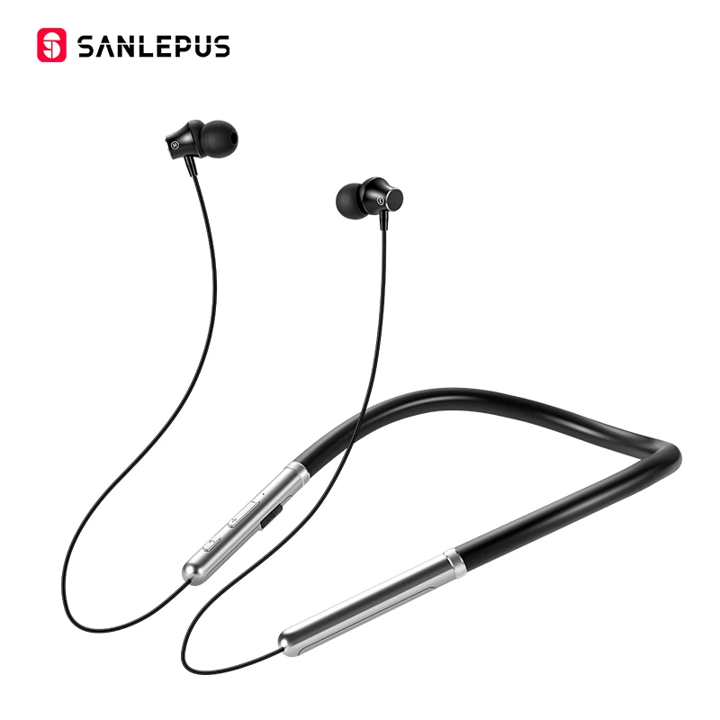 Q30 black SANLEPUS беспроводные Bluetooth наушники Спортивная гарнитура HiFi стерео Внутриканальные наушники для телефонов Xiaomi iPhone samsung - Цвет: Q30 black