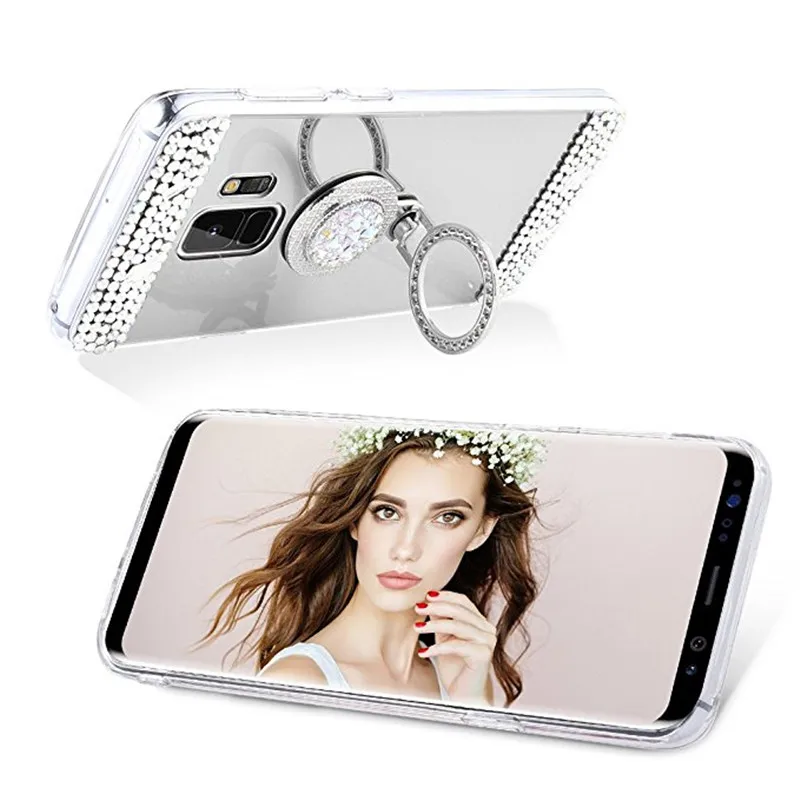 Чехол с блестящим кольцом Mi A2 Lite для Xiaomi 8 SE 6 Plus 5S 5 5c 5x 6c note 2 3 Mix 2s Max чехол| |