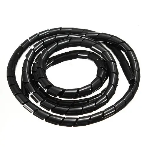 High Quality 16 Feet Spiral Wire Wrap Tube Manage Cord Best For PC Computer Cinema Home Cable 16mm | Обустройство дома