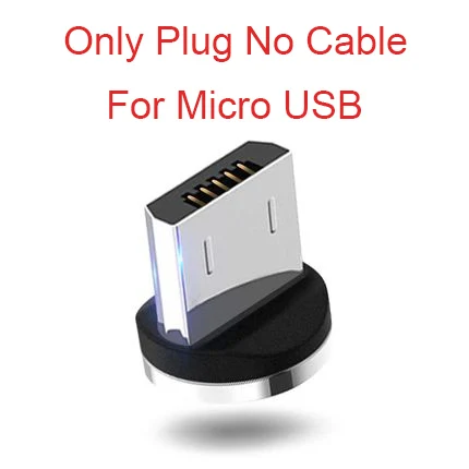 Plug For Micro USB Магнитный зарядный кабель Sarika S03 360 для iPhone 5, 5S, 6, 6 S, 7, 8 Plus, X, XS, быстрая зарядка, кабель Micro USB type-C, Магнитный зарядный кабель - Цвет: Plug For Micro USB