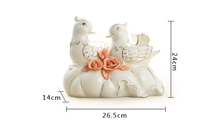 24cm Ceramic enamel ornaments creative modern minimalist living room home decoration | Дом и сад