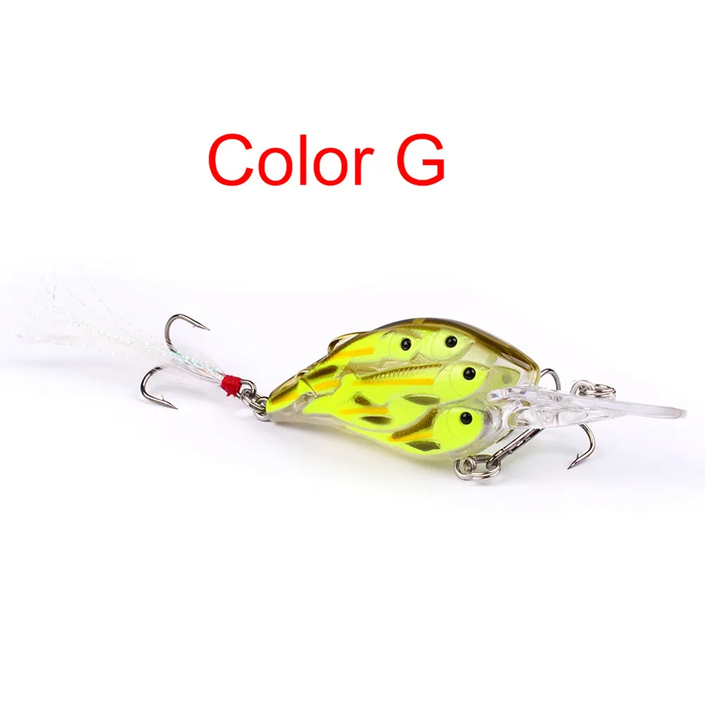 1 шт. рыболовная приманка 80 мм 9 38 г 2 3 5 м|fish school|fishing lureplastic lures |