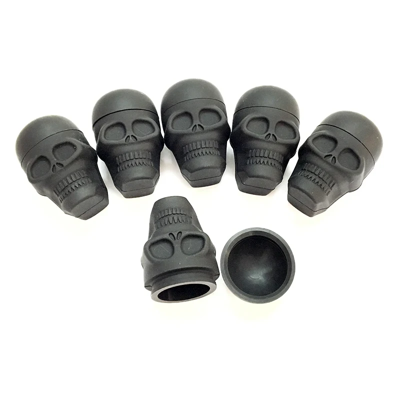 Яна череп Jar антипригарным Bho масло испаритель силикона контейнер для воска 15 мл