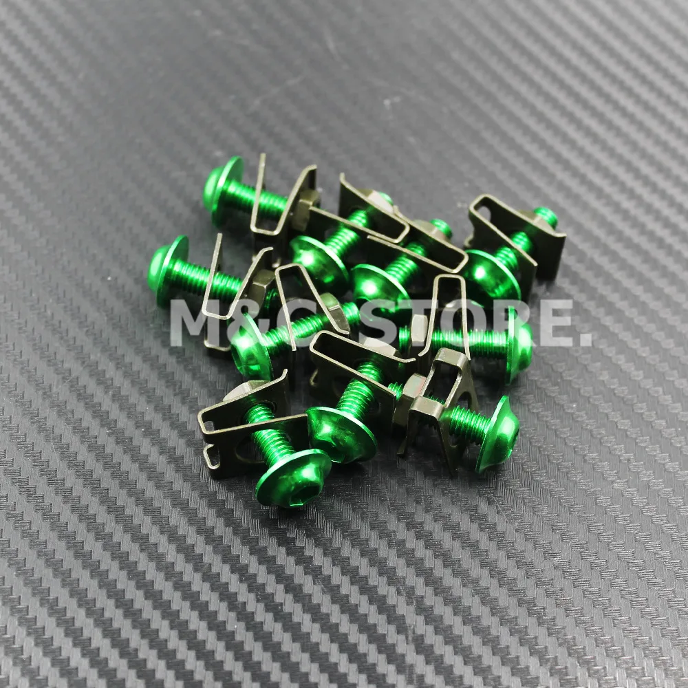 Универсальные мотоциклетные болты maction 10х6 мм болты-обтекатели для скутера гайки