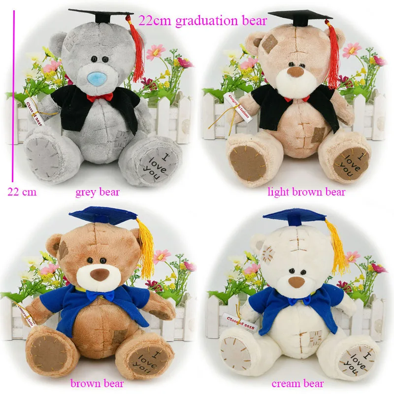 Одна штука 17 см Плюшевые свинки graduation bear мягкая игрушка на выпускном мишки