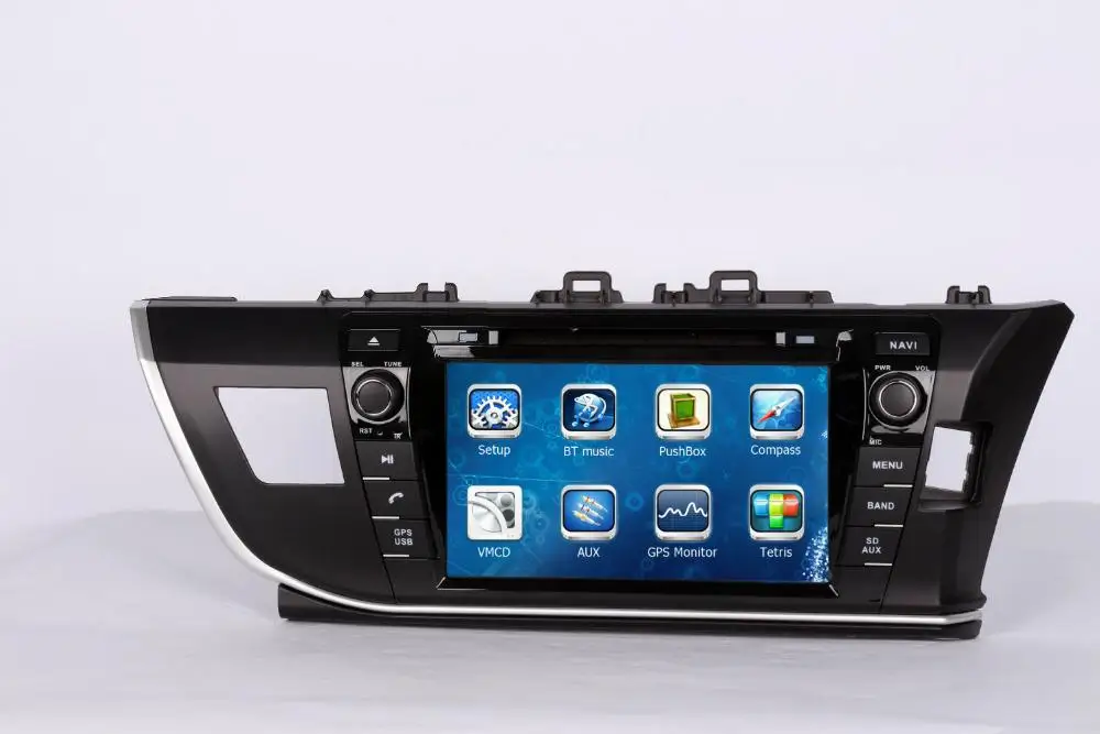 Автомобильный DVD-плеер 8 дюймов с GPS(opt) аудио радио стерео USB/SD AUX BT/TV головное
