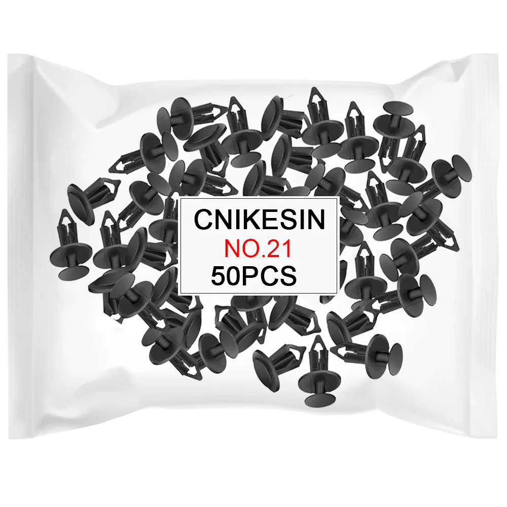 CNIKESIN NO.21 50 шт. 8 0 мм пластиковая автоматическая застежка автомобильный бампер