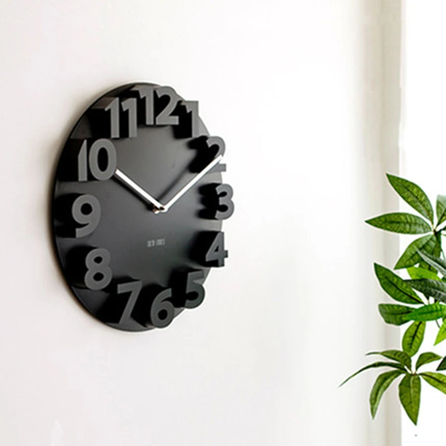 Простой номер мраморная стена Saatk креативный современный немой Deco салон Nixie часы