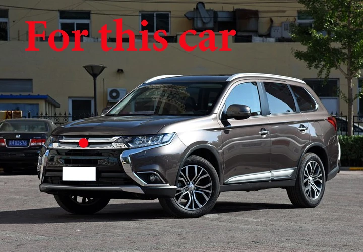 Хромированный боковой зеркальный чехол из АБС пластика для Mitsubishi Outlander 2016 2017|chrome