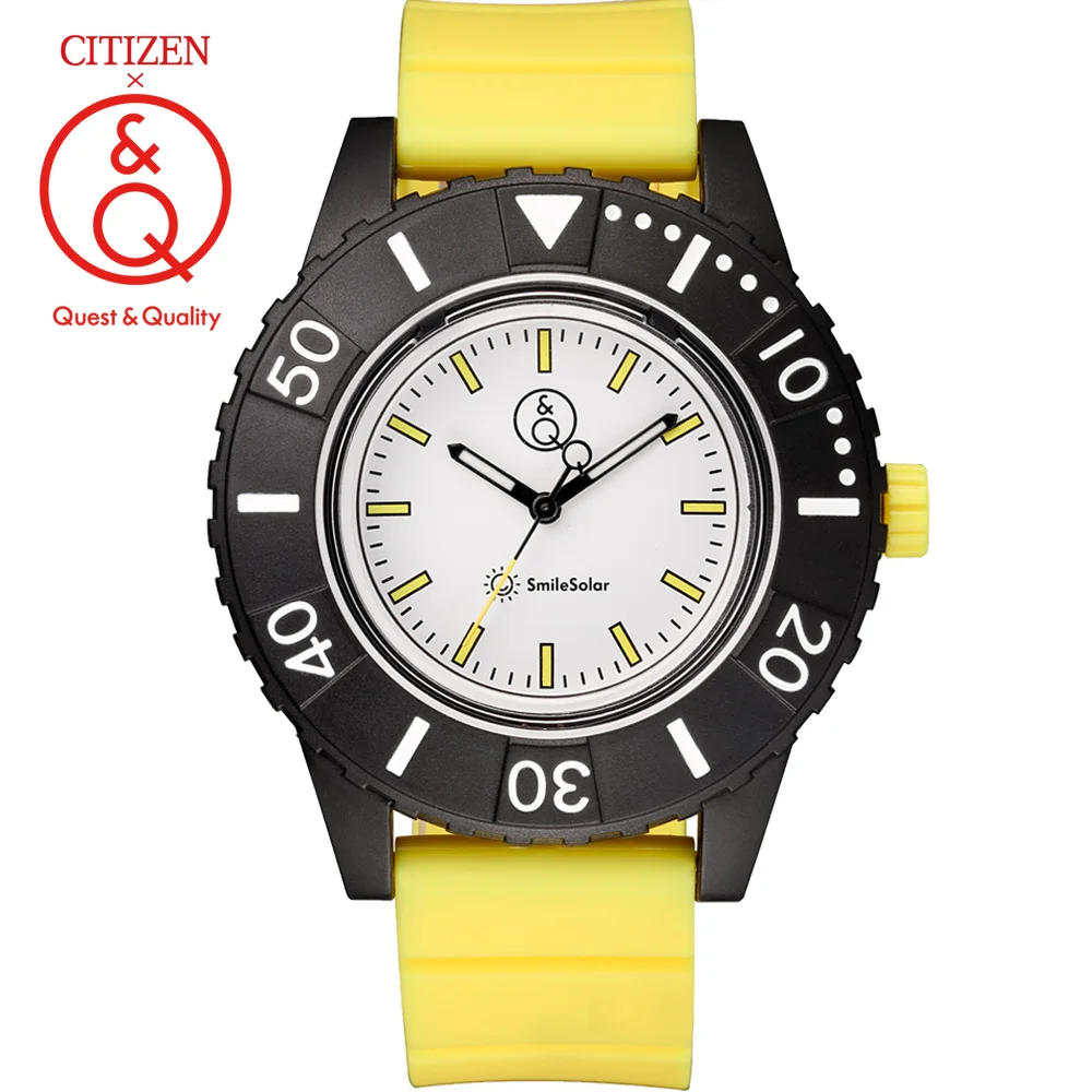RP30J006Y Citizen Q& Q часы для мужчин Топ люксовый бренд водонепроницаемые спортивные Кварцевые солнечные мужские часы нейтральные часы военные часы для дайвинга Relogio - Цвет: RP30J006Y