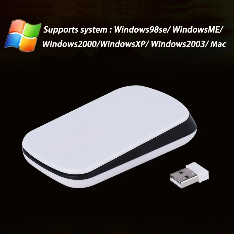Беспроводная ультратонкая дуговая оптическая мышь USB 1200 DPI|arc wireless mouse|wireless mousemause