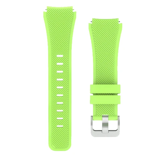 5-green Спортивные 22 мм ремешок для samsung galaxy watch 46 мм S3 Frontier/классические huawei watch gt ремешок силиконовый браслет huami amazfit ремень - Цвет ремешка: 5-green