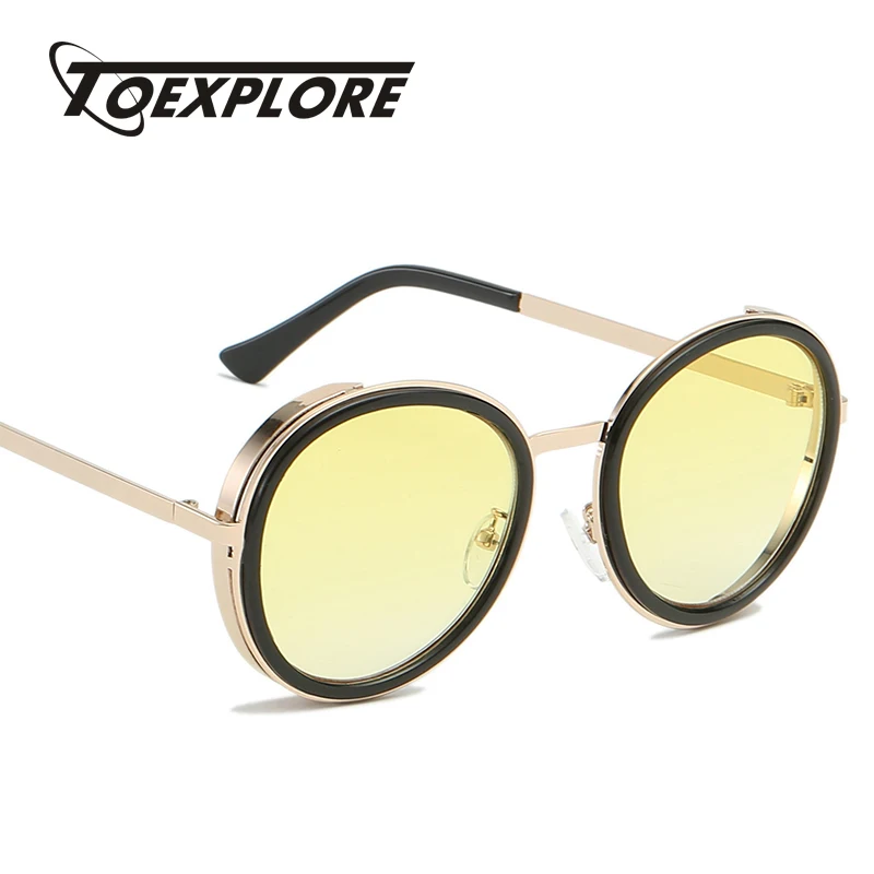 Солнечные очки TOEXPLORE в готическом стиле для мужчин и женщин брендовые