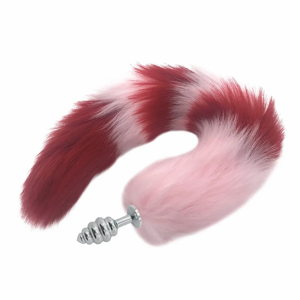 New Metal Anal Toys Fox Tail Plug Erotic Butt Sex for Couple Sexy Adult Games SM tai | Красота и здоровье