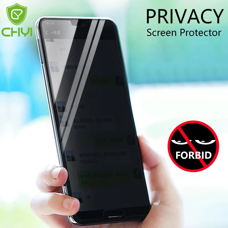 ?? CHYI для huawei P20 Pro закаленное стекло 45 градусов антибликовое Оригинальное
