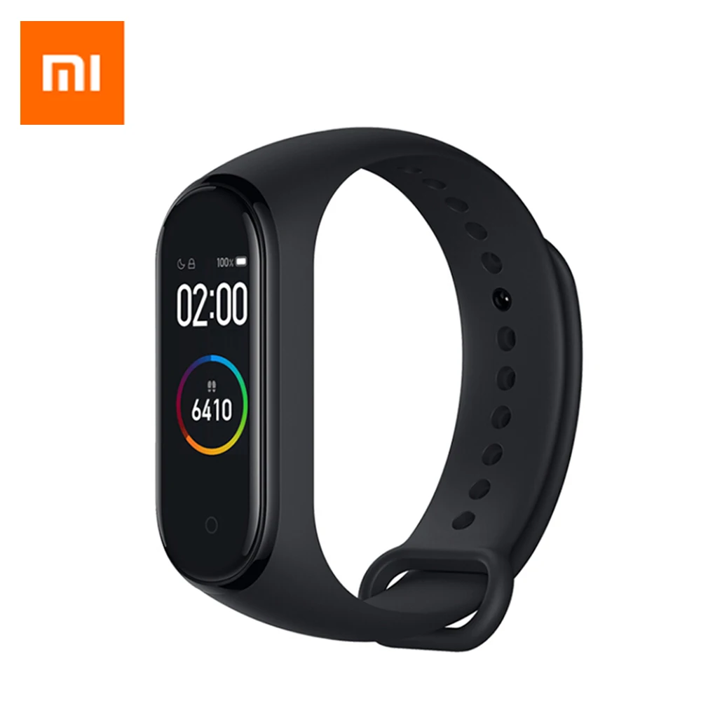 Фитнес браслет Xiaomi Mi Band 4 с цветным смарт экраном 135 мА/ч 50 м|Смарт-браслеты| |