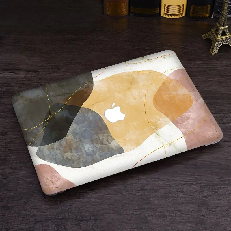 Ударная каменная виниловая наклейка для DIY MacBook Air Pro retina 11 13 15 дюймов наклейка для Mac ноутбука полное покрытие наклейка