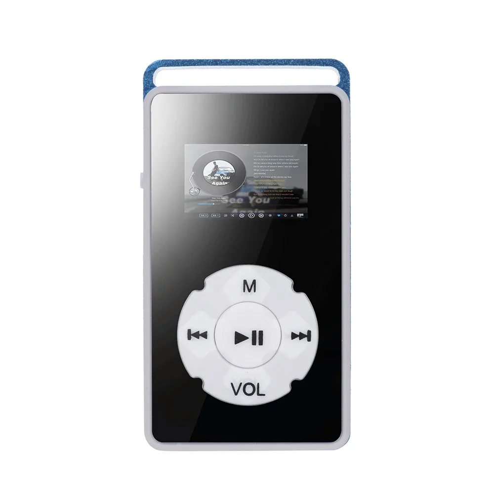 2 шт. с помощью микро usb порта питания цифровой mp3 плеер ЖК экран поддержка Micro SD TF