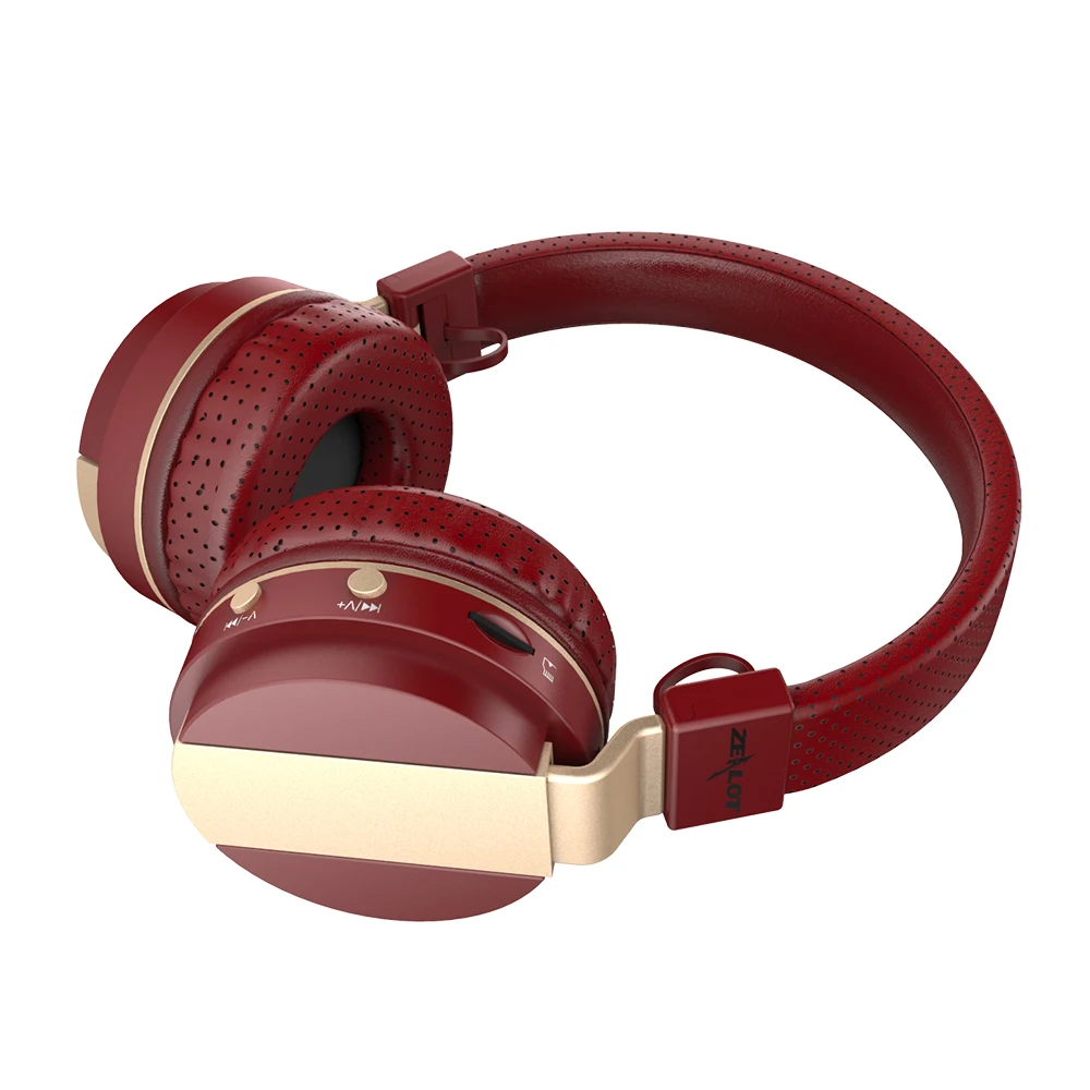 ZEALOT B17 Bluetooth наушники с шумоподавлением супер бас беспроводная стерео гарнитура с микрофоном наушники, fm-радио, TF слот для карты