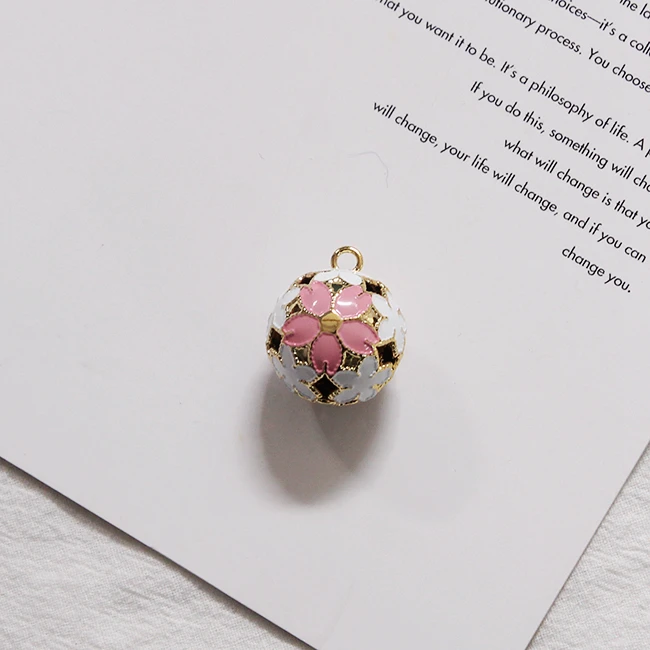 Традиционная Япония Розовая Сакура Колокольчик Омамори Хорошее Благословение Мобильный аксессуар Сумка Подвеска Оберег Хорошего Удачи Красивый Подарок J03